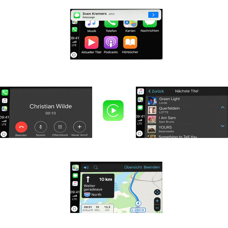 Apple Carplay sans fil pour Audi A4, A5 et Q5 MMI 3G - Carplay Fascination